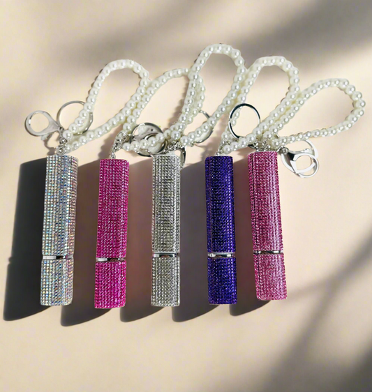 Crystal Rhinestone Refillable Atomizer