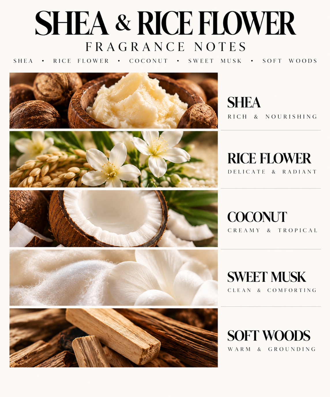 Shea & Rice Flower