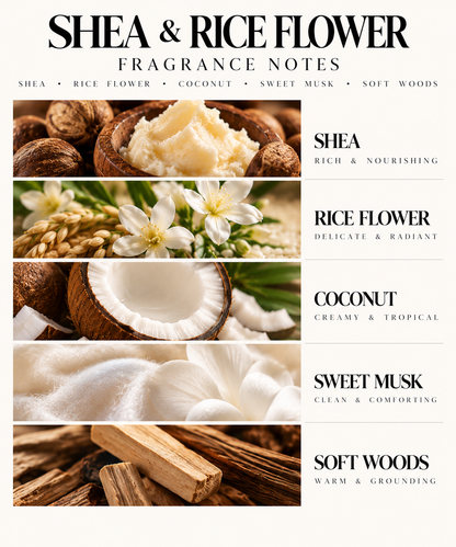 Shea & Rice Flower
